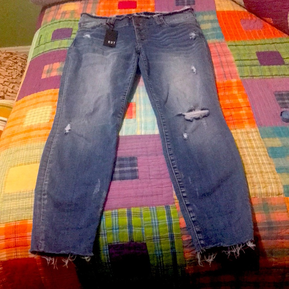 Kut from the Kloth High Rise Connie Ankle Skinny